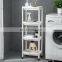 3-tier kitchen bathroom rolling cart trolley hand food carts truck trolley Storage organizer wheel plastic utility Craft cart