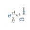 Car Iron Door Lock Cylinder Repair Kit For BMW X3 E83 X5 E53 Front Right/Left