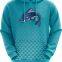 Blue Fashion Hoodie with Cute Dolphin Pattern