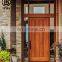 Antique design popular single leaf wooden door outside the house