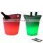 large plastic glowing led illuminated ice bucket for beer Colors Changing wholesale wine vodka whiskey Wine Ice Beer bucket