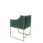 XC190 chair stainless steel dining chair modern design nice looking green chair