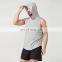 New Hooded Sports Vest Quick-Drying Basketball Shirt Outdoor Loose Casual Men's Tank Tops