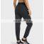 New Anti-sticky Fabric Side Pockets Jogger Yoga Pants Women Workout Running Fitness Wear Casual Sports Pants