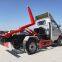 Hook arm garbage truck