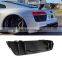 R8 High Quality V Style Carbon Fiber Front Lip and Rear Spoiler and Rear Diffuser For Audi R8 2017-2019 Body Kit 3 pieces