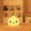 Kinderlampe - Dumpling-Licht, kawaii Wassertropfen-Silikon-Nachtlicht, batteriebetriebene Tier-Nachtlichter für Babys, Kleinkinder und Jugendliche in Schlafzimmern