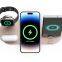 6 in 1 Wireless Charging Dock for Phone Watch Earphone Fast Charger Multifunction 15W QI Micro USB Type C 360 Rotate Dock