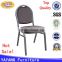Metal frame fabric event banquet tiffany cheap stacking hall chair in living room furniture