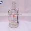 450ml hexagon white glass liquor bottle with aluminum cap