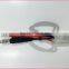 2 Pin White L6.2 Connector Silver 4.0mm Banana Plug For Tester Wire Harness