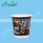 Heat insulation paper coffee carton cup