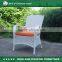 White Garden Chairs Ourdoor Rattan Furniture Wholesale