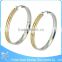 ZS17245 medical steel wholesale hoop earring supplier carving white gold earrings