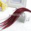 Wholesale Real Rooster Clip In Fether Hair Extension Stripped Colors Fether Hair Extension