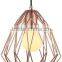 Vintage Cage Pendant Light,Modern Wrought Iron Chandelier,High Quality Cage Shade Hanging Lamp