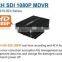Teswell 4ch 3g 4g gps wifi SDI HD 1080P mdvr /3g mobile dvr for bus police car security solution vehicle mdvr