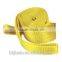 Reliable safe flat lifting sling, coloful webbing sling/wire clamp sling