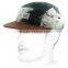 Wholesale sude brim 5 panel camp cap hat