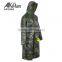 Polyester PVC Raincoat Woodland Jacket Raincoat Of Military Camouflage