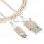 new fashion design wholesale nylon braided micro usb data cable colored micro usb cable