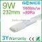 100~240v 4pins 9w 2G11 led tube light