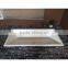 alcove rectangle cast iron big bath 72" length