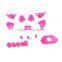Solid Pink Replacement Mod Kit Buttons for Xbox One Remote Controller