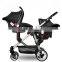 Deluxe Double Baby Stroller,single/double baby pram Convertible ,with car seat                        
                                                Quality Choice