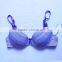 Striped Underwired Cotton Spandex Breathable Sexy Bra