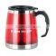 ZH-517 travel mug with platic outer and stainless steel inner