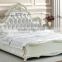 Good cheap white synthetic leather latest double bed designs sale for living room                        
                                                Quality Choice