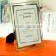 Modern bevel glass mirror photo picture poster frame for table standing