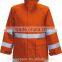 Fireproof reflective safety oil field winter jacket
