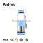 19oz High Glass water bottle with colored sleeve uit infuser water bottle BPA free water bottle with metal lid