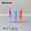 3ml tube Refillable essential oil roll on Colors bottles with plastic roller ball and plastic cap