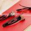 fashionable alloy crystal flower shape black colour bobby pin