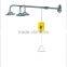 Lab equipment wall mounted emergengcy shower and eye washer