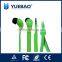 shoelace earphone with triangle shape in line microphone                        
                                                Quality Choice