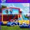 Ocean animals printing inflatable castle combo, inflatable slide combo bouncer