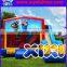 Commercial inflatable bouncer slide combo for kids, inflatable playground with ball pit