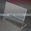 Customized Acrylic Sign Holder Price Holder