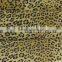 yellow coffee Leopard pattern polyester milk fiber Spandex printed fabrics
