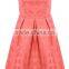 CORAL STRAPLESS PROM DRESS PATTERNS