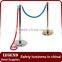 Hotel furniture flat base stand,rope barrier stand