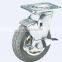 rubber wheel stopper caster