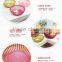 round design fruit plastic basket/unbreakable plastic basket/vegetable basket