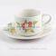Porcelain coffee cup and saucer ( ceramic coffee/tea set )