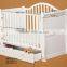 luxury wooden baby crib