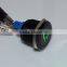 Automotive Waterproof Push Button Switch L22(Dia.22mm) With Power Symbol Black Color